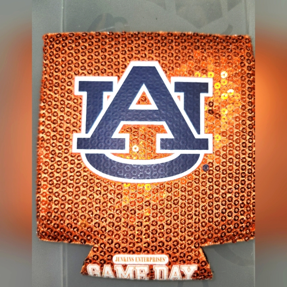 Game Day Outfitters Brand Auburn University Koozie With Sparkles